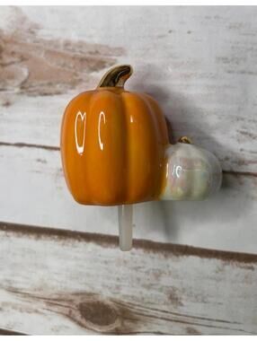 Nora Fleming Pumpkin Duet Mini, Handpainted Figurine